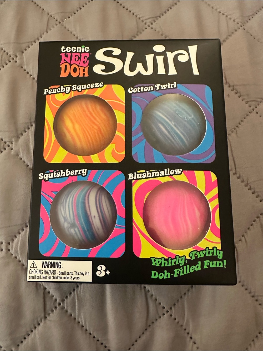 Schylling NeeDoh Swirl Stress Ball Toy - New In Box